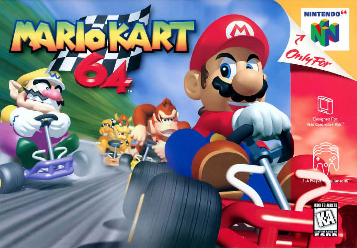 N64 Game Mario Kart 64 Games Cartridge Card for 64 N64 Console US Version
